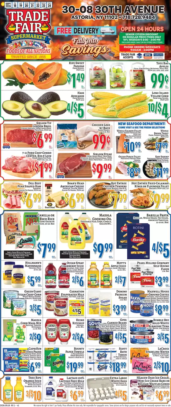 Trade Fair Supermarket catalogue | Trade Fair Supermarket weekly ad | 2026-09-18T00:00:00.000Z - 2026-09-24T00:00:00.000Z