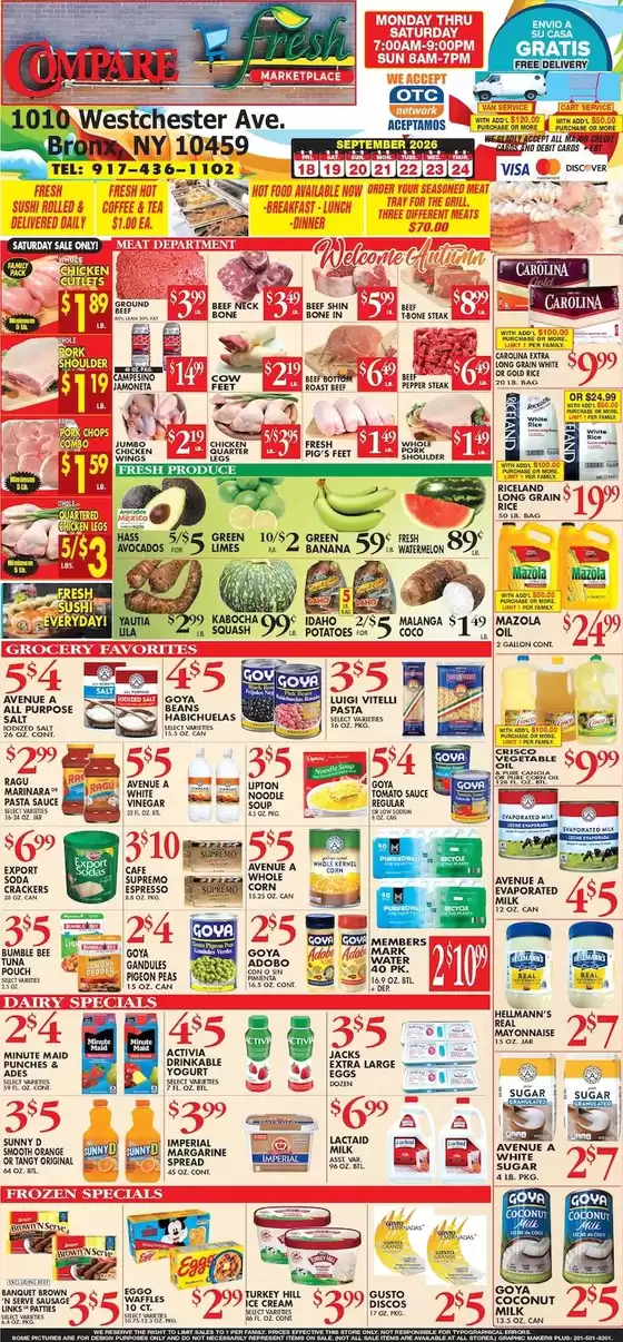 Compare Foods catalogue | Top deals for all customers | 2026-09-18T00:00:00.000Z - 2026-09-24T00:00:00.000Z