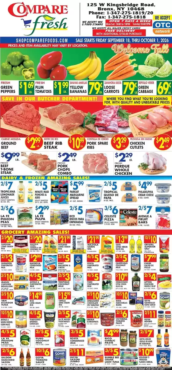 Compare Foods catalogue | Offers for bargain hunters | 2026-09-18T00:00:00.000Z - 2026-10-01T00:00:00.000Z