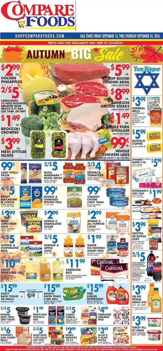 Compare Foods catalogue | Compare Foods weekly ad | 2026-09-18T00:00:00.000Z - 2026-09-24T00:00:00.000Z