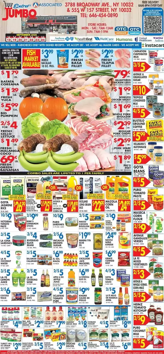 Associated catalogue | Discounts and promotions | 2026-09-18T00:00:00.000Z - 2026-09-24T00:00:00.000Z