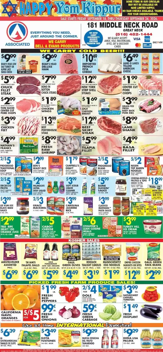 Associated catalogue | Current deals and offers | 2026-09-18T00:00:00.000Z - 2026-09-24T00:00:00.000Z
