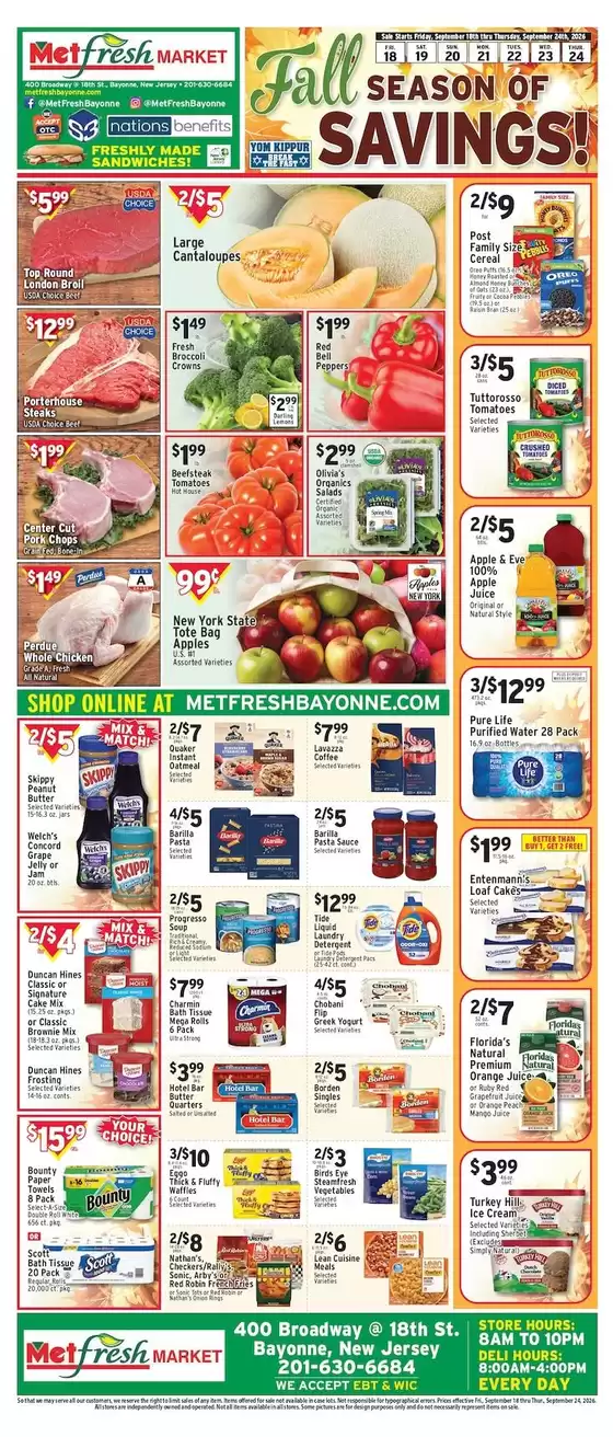 Met Foodmarkets catalogue | Met Foodmarkets weekly ad | 2026-09-18T00:00:00.000Z - 2026-09-24T00:00:00.000Z