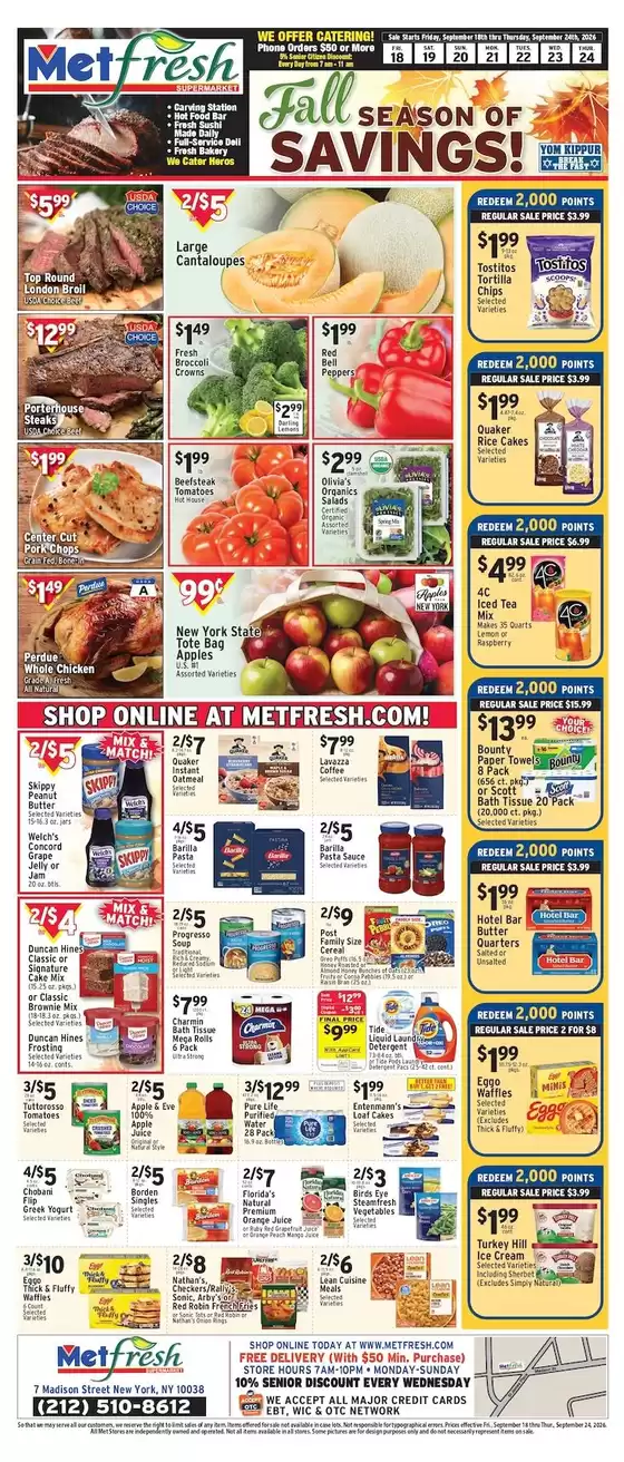 Met Foodmarkets catalogue | Great offer for bargain hunters | 2026-09-18T00:00:00.000Z - 2026-09-24T00:00:00.000Z