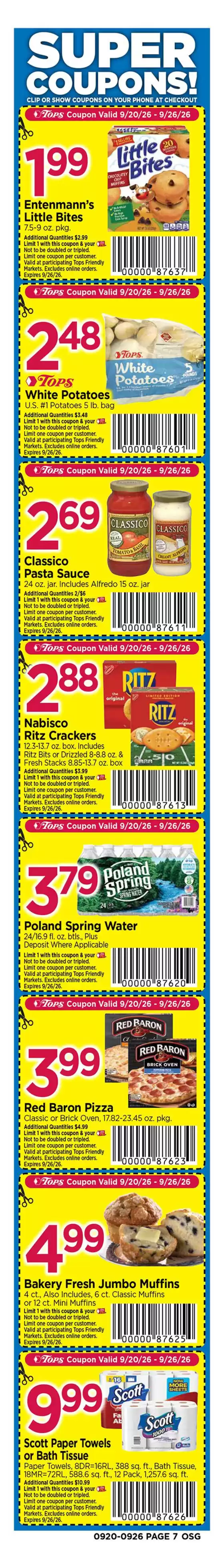 Tops catalogue in Newark NY | Super Coupons! | 2026-09-20T00:00:00.000Z - 2026-09-26T00:00:00.000Z