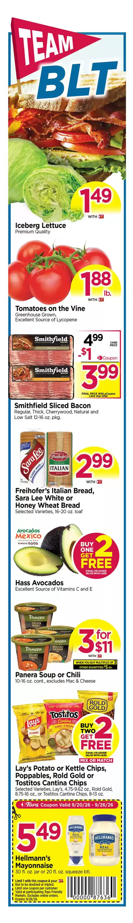 Tops catalogue in Newark NY | Team BLT | 2026-09-20T00:00:00.000Z - 2026-09-26T00:00:00.000Z