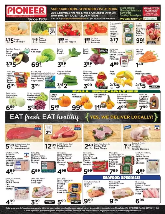 Pioneer Supermarkets catalogue | Pioneer Supermarkets weekly ad | 2026-09-21T00:00:00.000Z - 2026-09-27T00:00:00.000Z