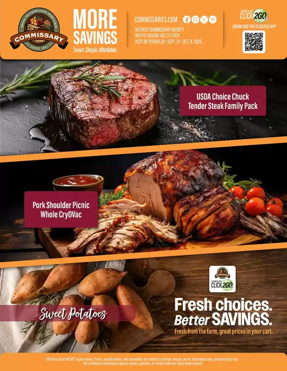 Commissary catalogue | Discounts and promotions | 2026-09-21T00:00:00.000Z - 2026-10-04T00:00:00.000Z