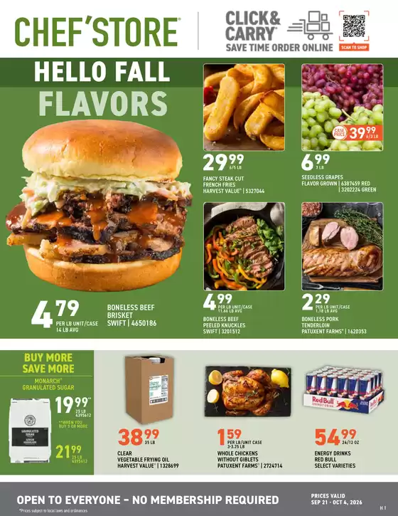 Chef'Store catalogue | Special offers for you | 2026-09-21T00:00:00.000Z - 2026-10-04T00:00:00.000Z