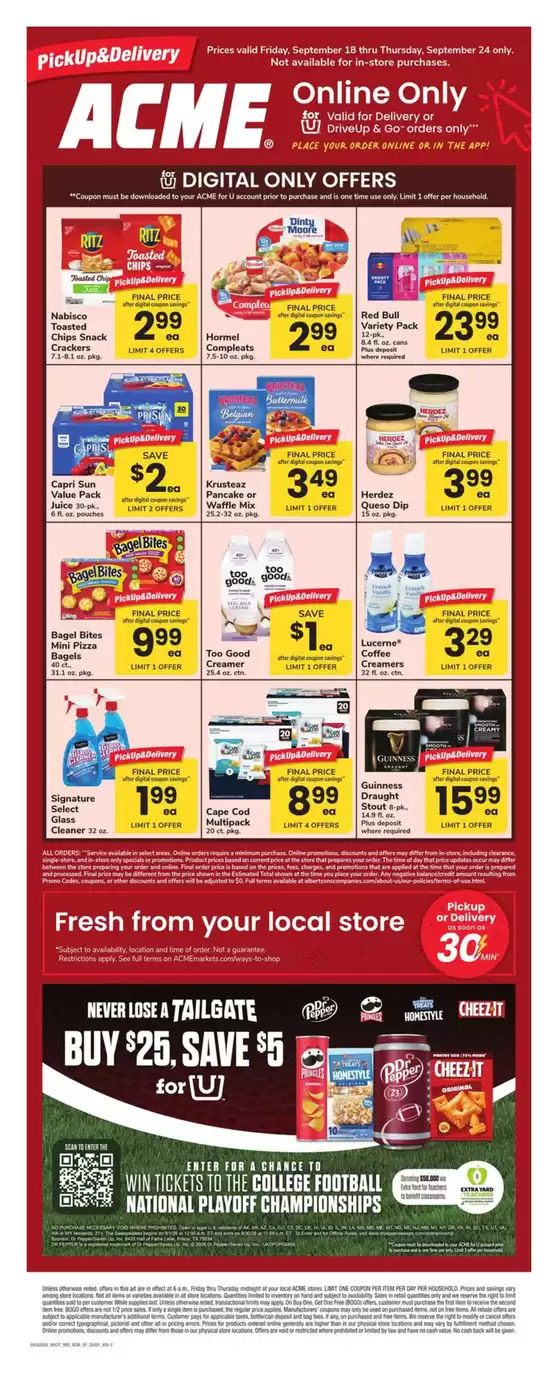 ACME catalogue in Larchmont NY | Acme Markets - SP | 2026-09-18T00:00:00.000Z - 2026-09-24T00:00:00.000Z