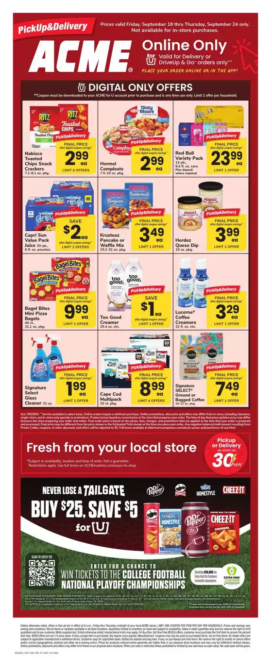 ACME catalogue in Rehoboth Beach DE | Acme Markets - SP | 2026-09-18T00:00:00.000Z - 2026-09-24T00:00:00.000Z