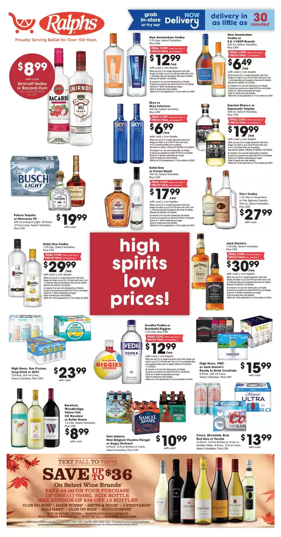 Ralphs catalogue in Redondo Beach CA | Great offer for bargain hunters | 2026-09-23T00:00:00.000Z - 2026-09-30T00:00:00.000Z