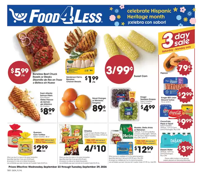 Food 4 Less catalogue | Our best deals for you | 2026-09-23T00:00:00.000Z - 2026-09-29T00:00:00.000Z