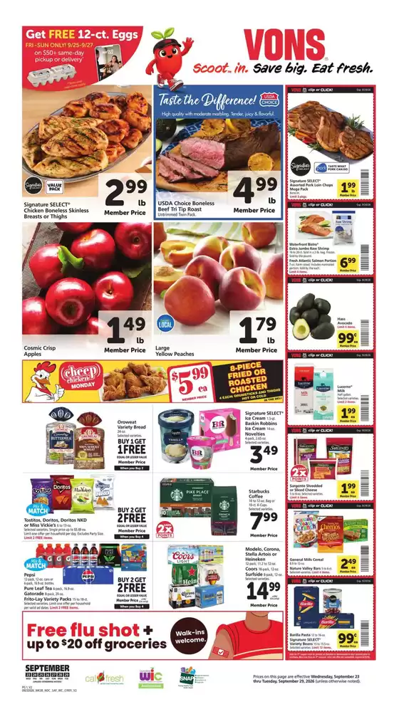 Vons catalogue | Weekly Ad - Norcal | 2026-09-23T00:00:00.000Z - 2026-09-29T00:00:00.000Z