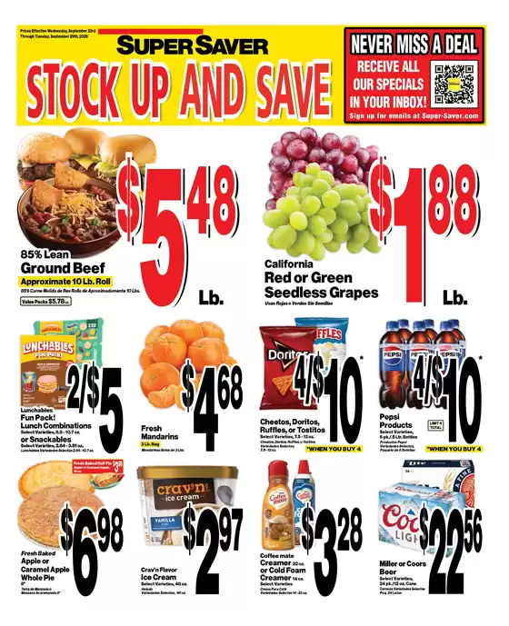 Super Saver catalogue | Our best bargains | 2026-09-23T00:00:00.000Z - 2026-09-29T00:00:00.000Z