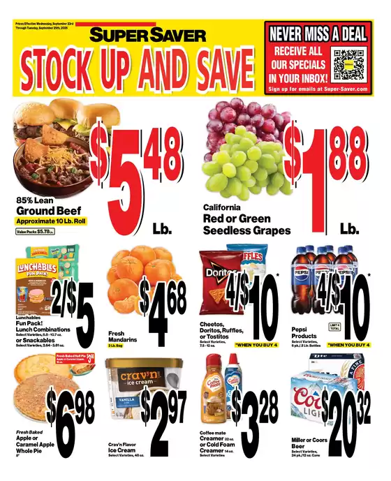 Super Saver catalogue | New offers to discover | 2026-09-23T00:00:00.000Z - 2026-09-29T00:00:00.000Z