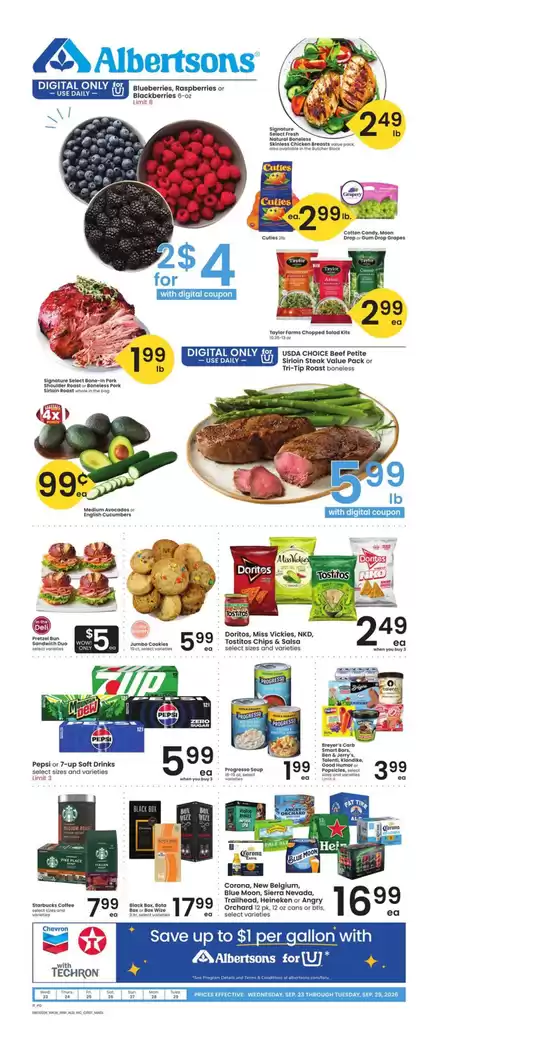 Albertsons catalogue | Current special promotions | 2026-09-23T00:00:00.000Z - 2026-09-29T00:00:00.000Z