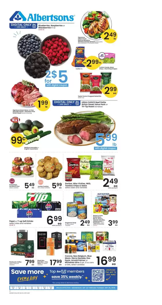 Albertsons catalogue | Our best deals for you | 2026-09-23T00:00:00.000Z - 2026-09-29T00:00:00.000Z