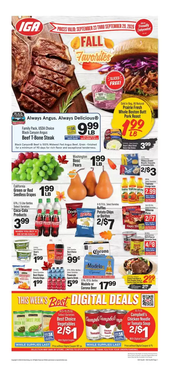 IGA catalogue | Exclusive deals and bargains | 2026-09-23T00:00:00.000Z - 2026-09-29T00:00:00.000Z