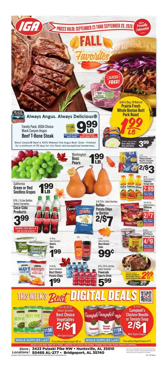 IGA catalogue | Top offers for smart savers | 2026-09-23T00:00:00.000Z - 2026-09-29T00:00:00.000Z