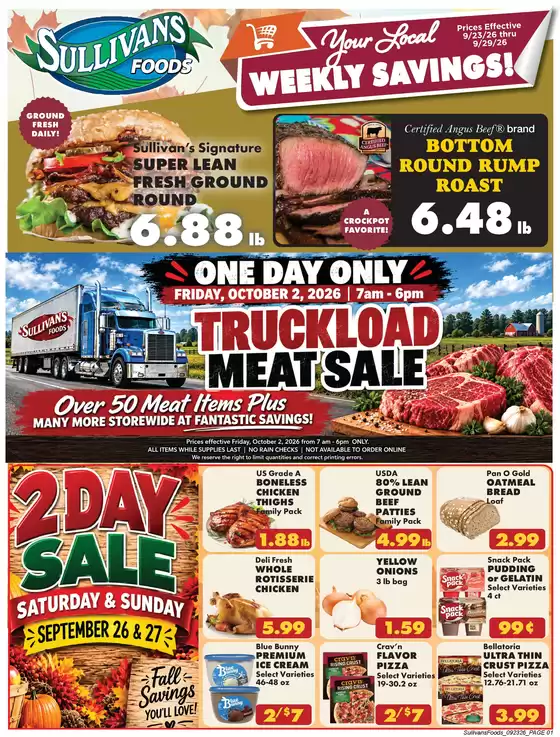 Sullivan's Foods catalogue | Our best bargains | 2026-09-23T00:00:00.000Z - 2026-09-29T00:00:00.000Z