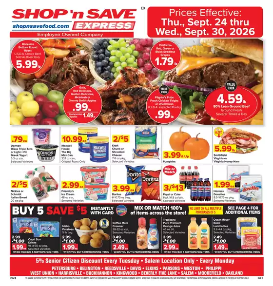 Shop 'n Save catalogue | Current bargains and offers | 2026-09-24T00:00:00.000Z - 2026-09-30T00:00:00.000Z