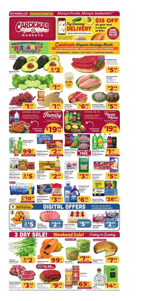 Cardenas catalogue | Our best offers for you | 2026-09-23T00:00:00.000Z - 2026-09-29T00:00:00.000Z