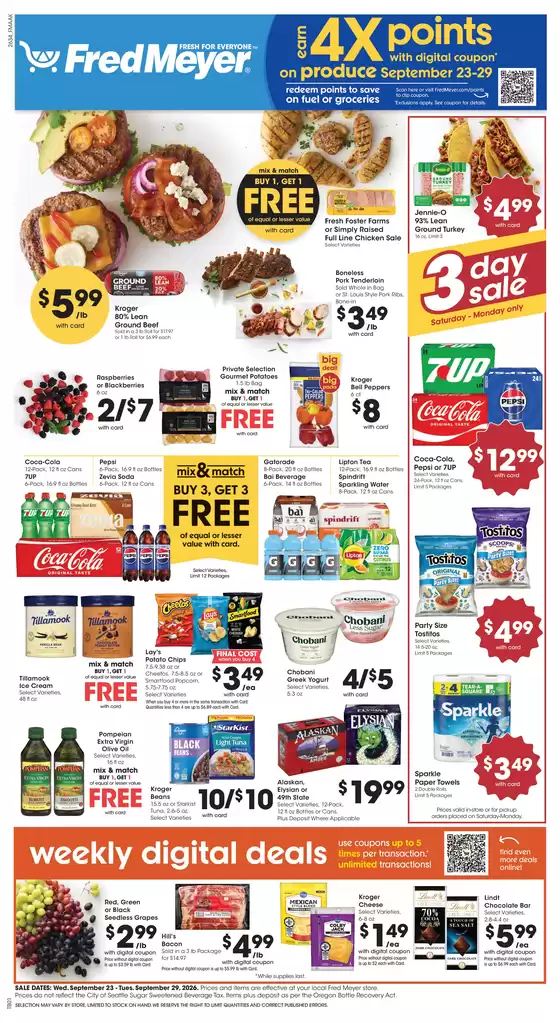 Fred Meyer catalogue | Current bargains and offers | 2026-09-23T00:00:00.000Z - 2026-09-29T00:00:00.000Z