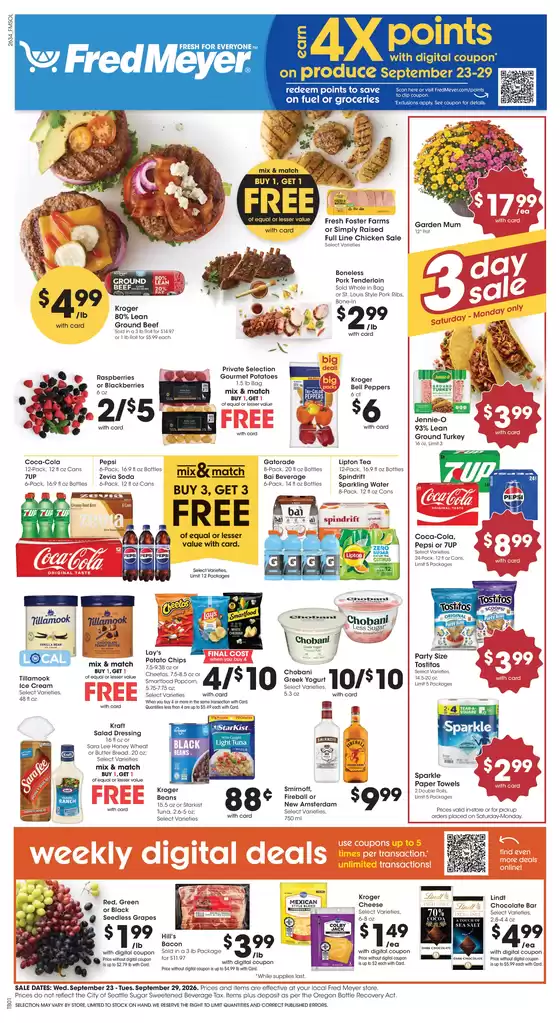 Fred Meyer catalogue | Save now with our deals | 2026-09-23T00:00:00.000Z - 2026-09-29T00:00:00.000Z