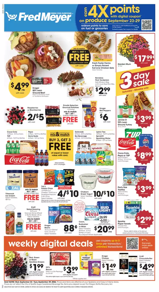 Fred Meyer catalogue | Wide range of offers | 2026-09-23T00:00:00.000Z - 2026-09-29T00:00:00.000Z