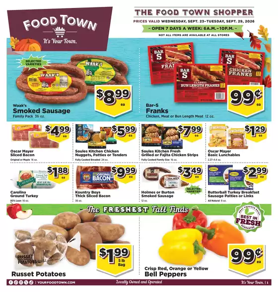 Food Town catalogue in Pasadena TX | FoodTownInStoreAd | 2026-09-23T00:00:00.000Z - 2026-10-07T00:00:00.000Z