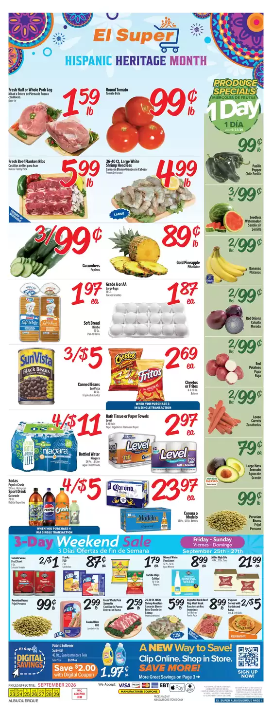 El Super catalogue | Top deals and discounts | 2026-09-23T00:00:00.000Z - 2026-09-29T00:00:00.000Z