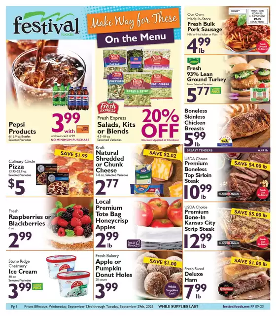 Festival Foods catalogue in Woodbury MN | Festival Foods weekly ad | 2026-09-23T00:00:00.000Z - 2026-09-29T00:00:00.000Z