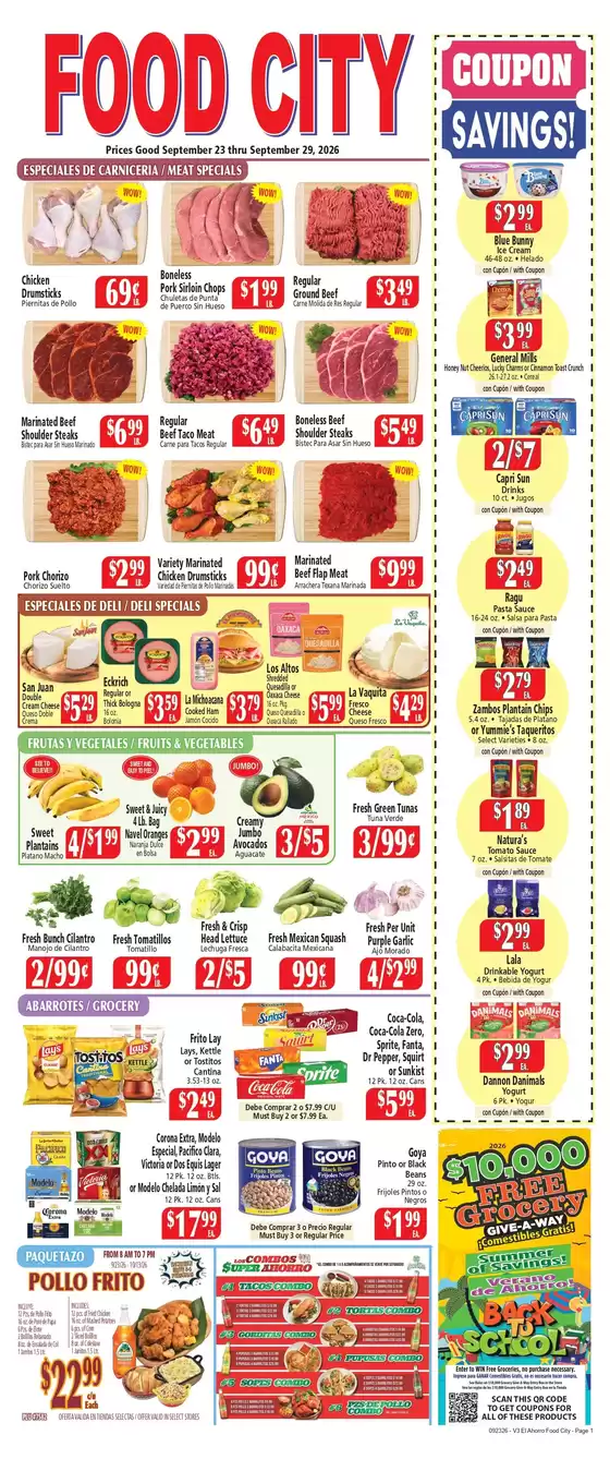 El Ahorro catalogue in Pasadena TX | Offers for bargain hunters | 2026-09-23T00:00:00.000Z - 2026-09-29T00:00:00.000Z