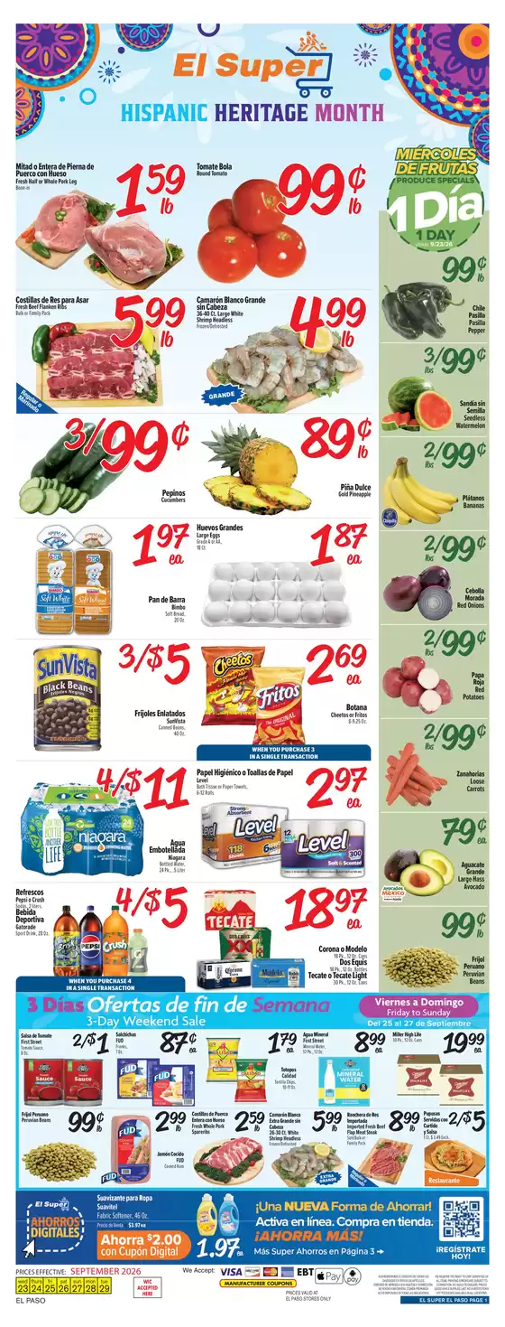 El Super catalogue | Save now with our deals | 2026-09-23T00:00:00.000Z - 2026-09-29T00:00:00.000Z