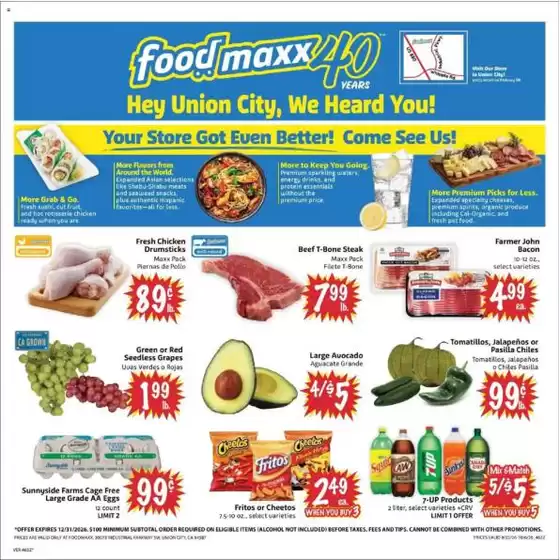 Foodmaxx catalogue in Gold River CA | Discover attractive offers | 2026-09-23T00:00:00.000Z - 2026-10-06T00:00:00.000Z