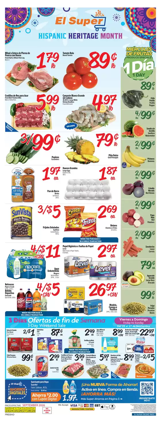El Super catalogue | Top offers for smart savers | 2026-09-23T00:00:00.000Z - 2026-09-29T00:00:00.000Z