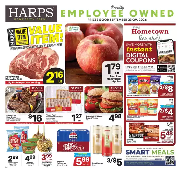 Harp's Market catalogue | Discover attractive offers | 2026-09-23T00:00:00.000Z - 2026-09-29T00:00:00.000Z