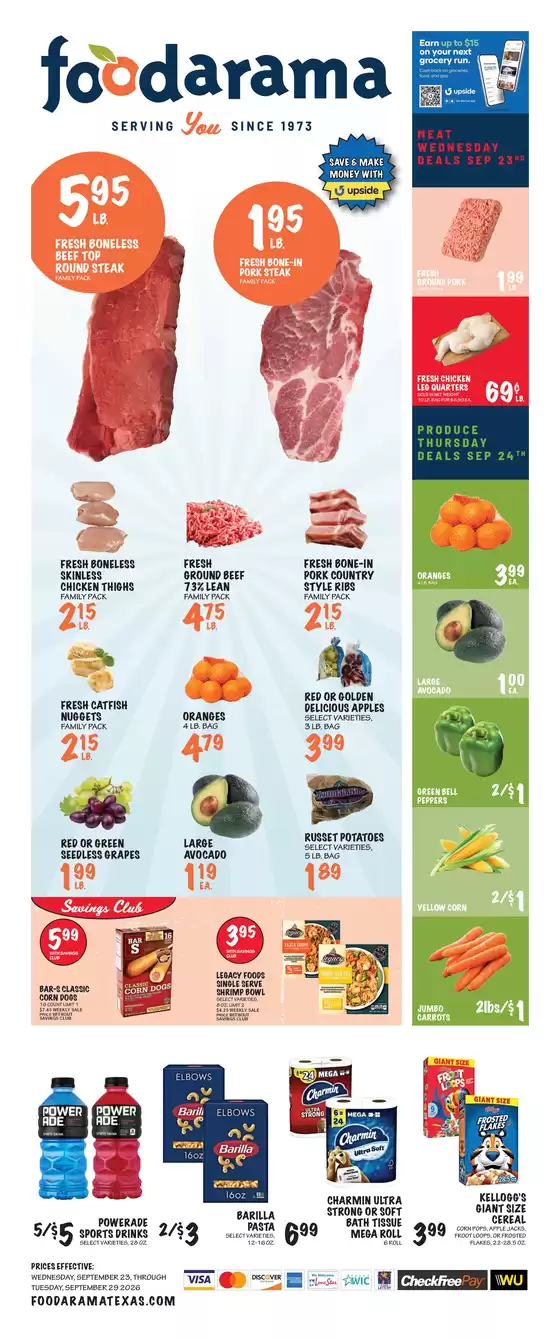 Foodarama catalogue in Pasadena TX | Foodarama weekly ad | 2026-09-23T00:00:00.000Z - 2026-09-29T00:00:00.000Z