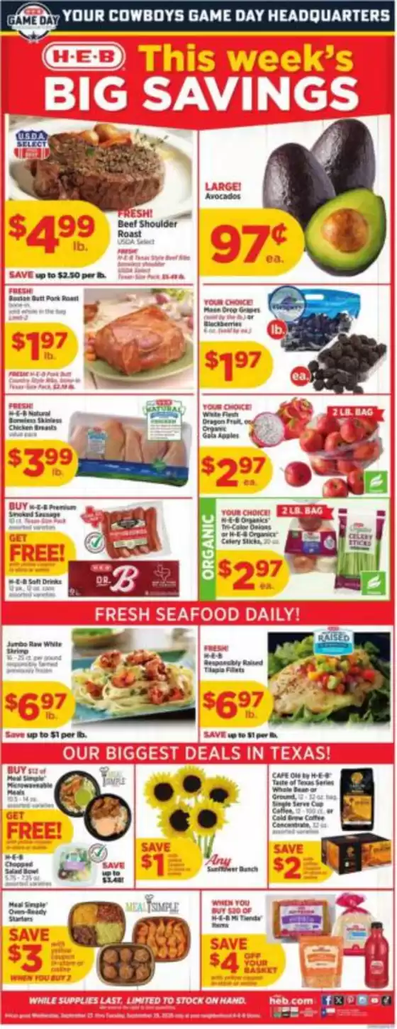 H-E-B catalogue in Pasadena TX | Weekly Ads H-E-B | 2026-09-23T00:00:00.000Z - 2026-09-29T00:00:00.000Z