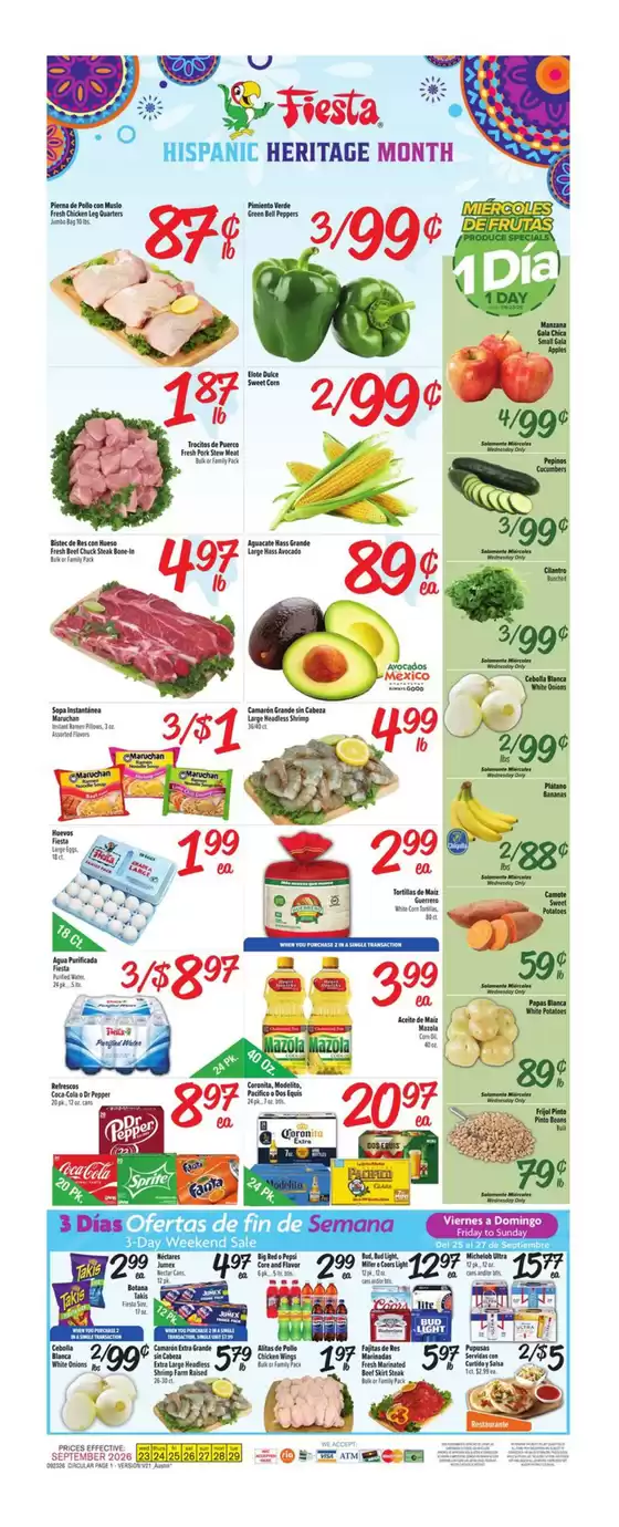Fiesta Mart catalogue | Exclusive bargains | 2026-09-23T00:00:00.000Z - 2026-09-29T00:00:00.000Z