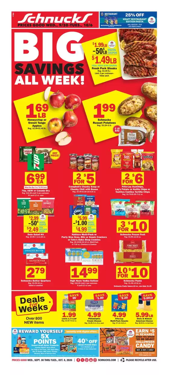 Schnucks catalogue in Saint Louis MO | Exclusive deals and bargains | 2026-09-30T00:00:00.000Z - 2026-10-06T00:00:00.000Z