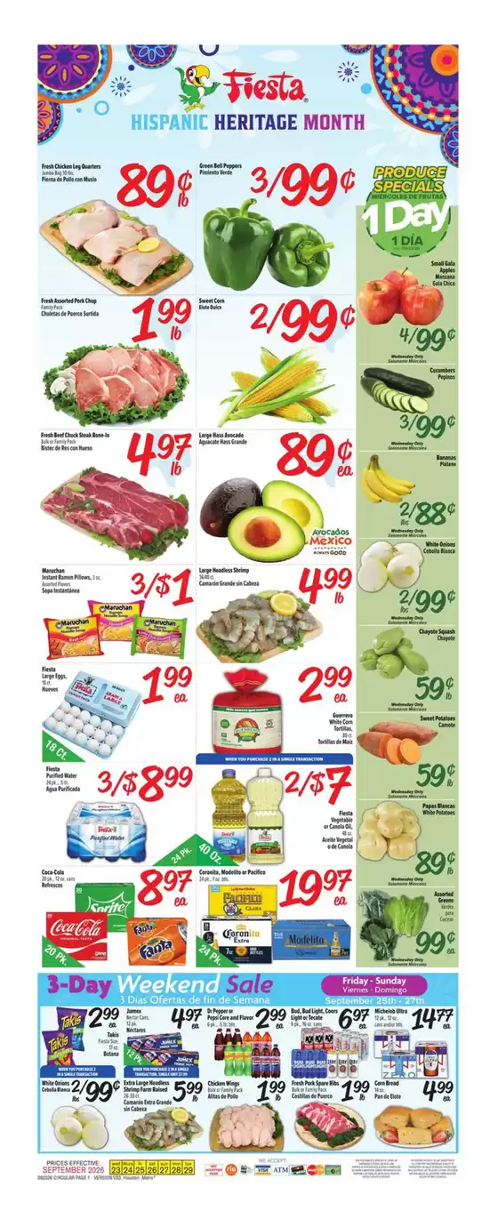 Fiesta Mart catalogue | New offers to discover | 2026-09-23T00:00:00.000Z - 2026-09-29T00:00:00.000Z