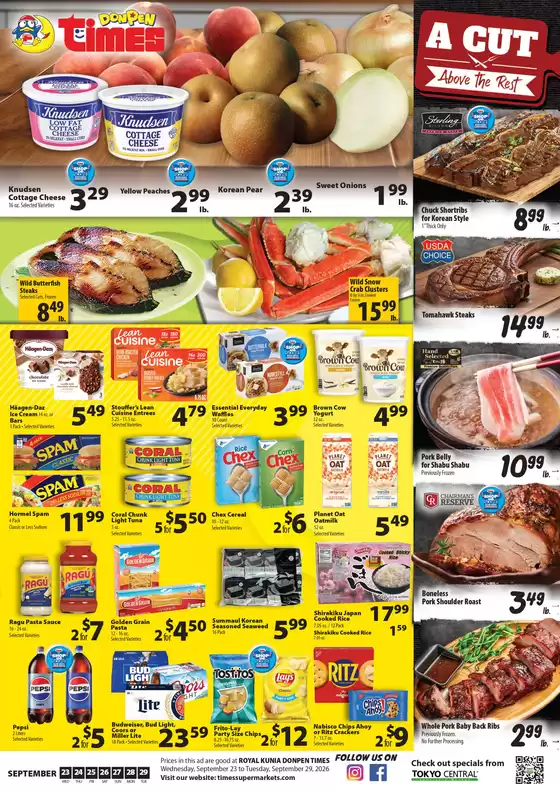 Times Supermarkets catalogue | DONPEN TIMES KUNIA AD - Sep 23, 2026 | 2026-09-23T00:00:00.000Z - 2026-09-29T00:00:00.000Z