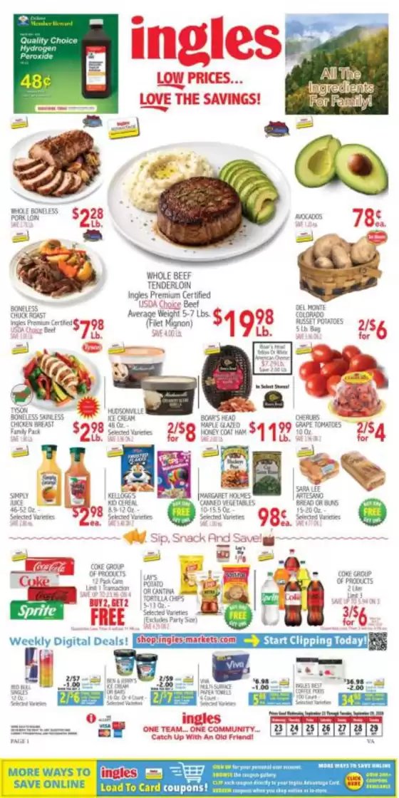 Ingles Markets catalogue | Top offers for all bargain hunters | 2026-09-23T00:00:00.000Z - 2026-09-29T00:00:00.000Z