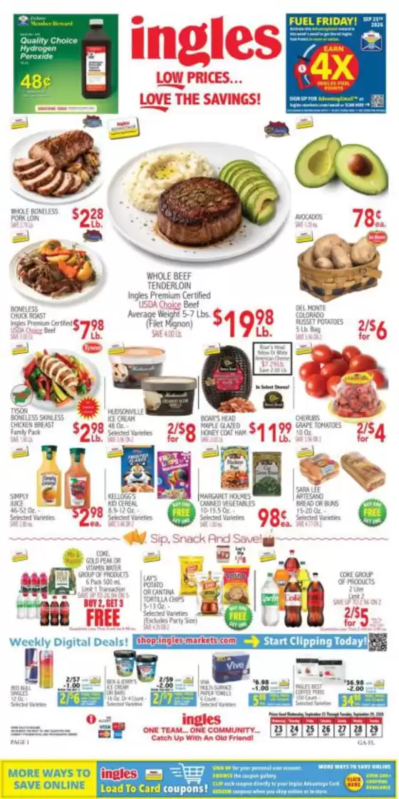 Ingles Markets catalogue | Attractive special offers for everyone | 2026-09-23T00:00:00.000Z - 2026-09-29T00:00:00.000Z