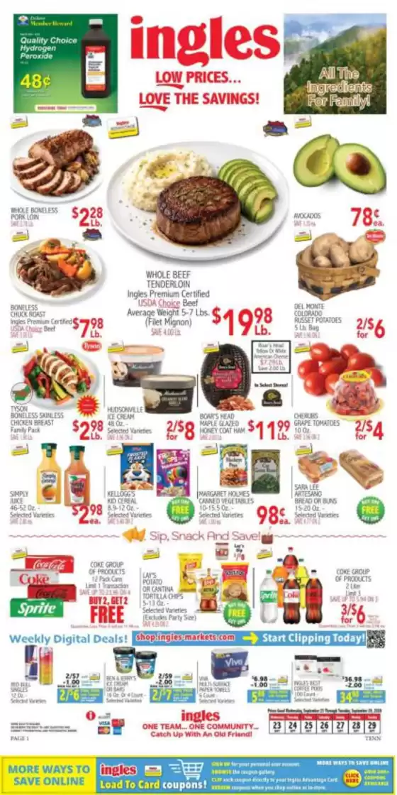Ingles Markets catalogue | Discover attractive offers | 2026-09-23T00:00:00.000Z - 2026-09-29T00:00:00.000Z