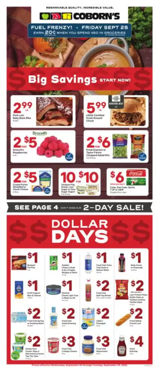 Coborn's catalogue | Coborns weekly ad | 2026-09-23T00:00:00.000Z - 2026-09-29T00:00:00.000Z