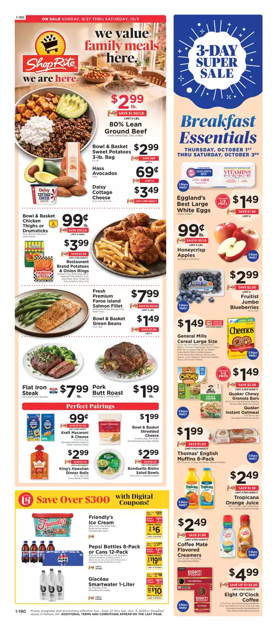ShopRite catalogue in Linthicum Heights MD | Exclusive deals for our customers | 2026-09-24T00:00:00.000Z - 2026-10-03T00:00:00.000Z