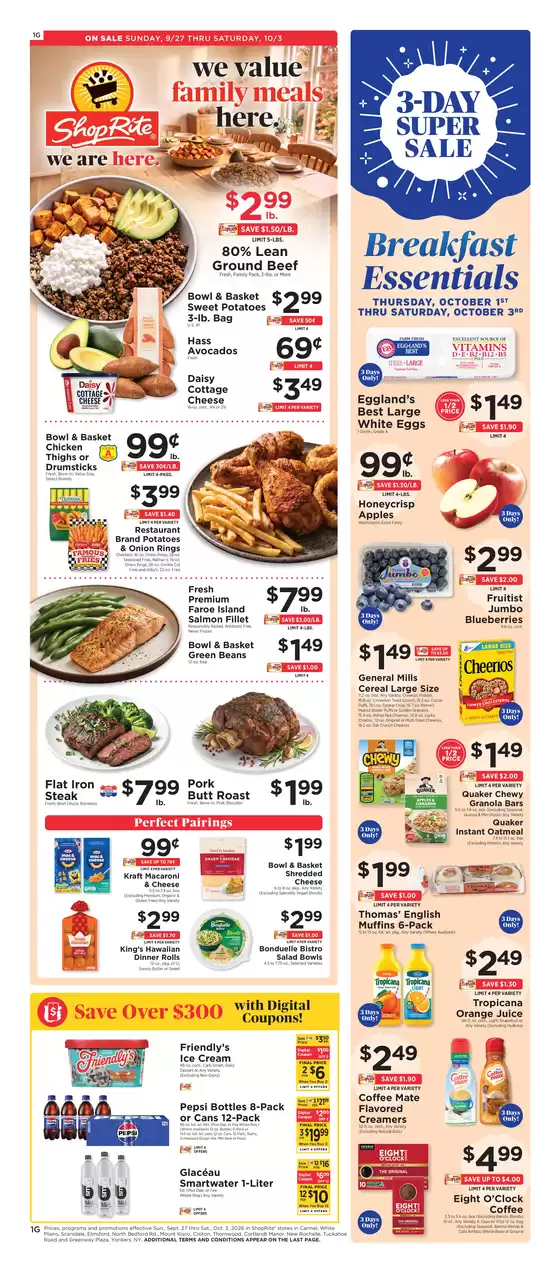 ShopRite catalogue in Linthicum Heights MD | New offers to discover | 2026-09-24T00:00:00.000Z - 2026-10-03T00:00:00.000Z